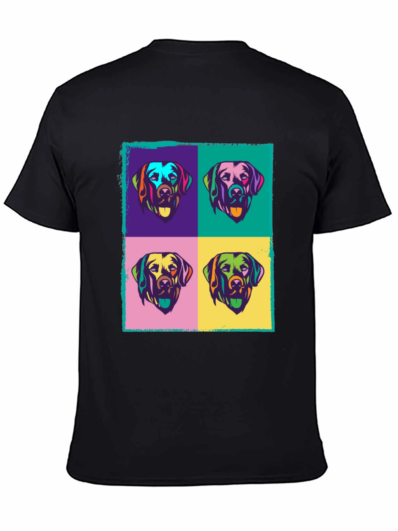 Pop Art Dog Graphic T-Shirt