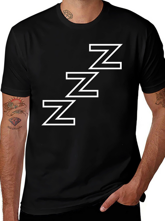 ZZZ Graphic Black T-Shirt