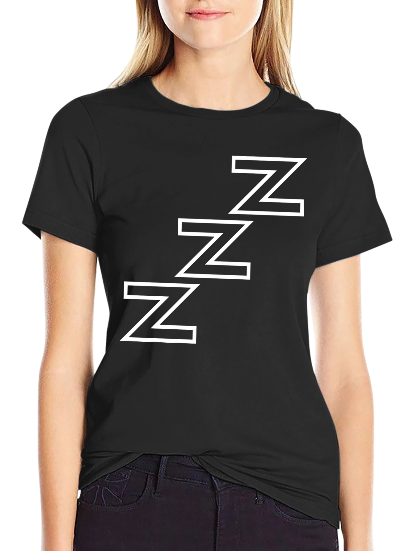 ZZZ Graphic Black T-Shirt