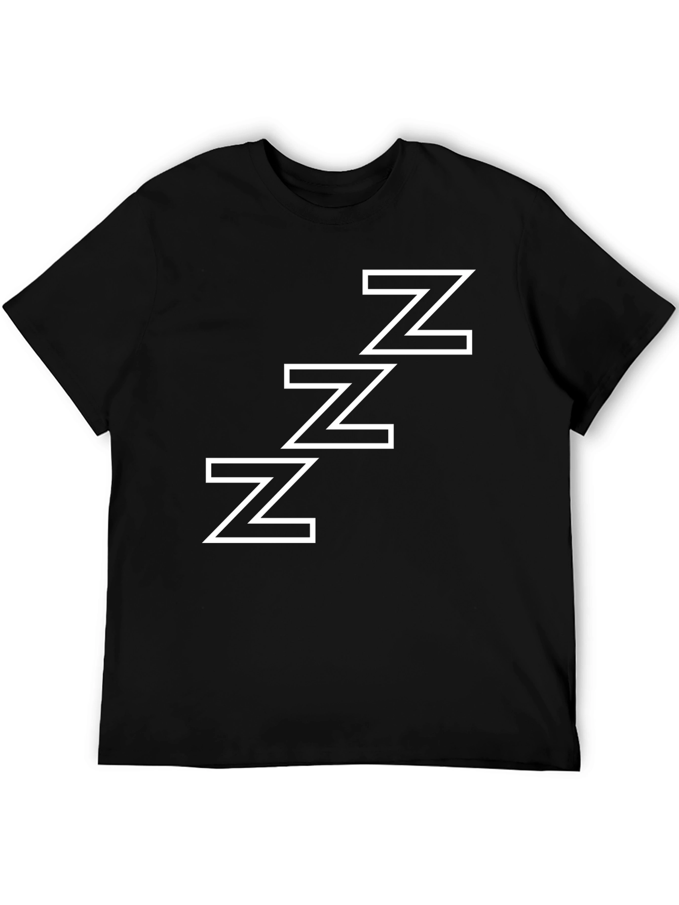ZZZ Graphic Black T-Shirt