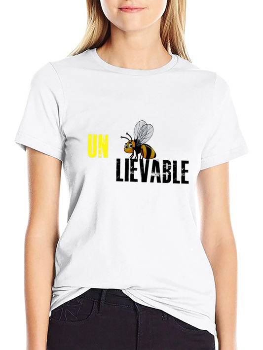 Un-bee-lievable Graphic Tee - Black Casual Shirt