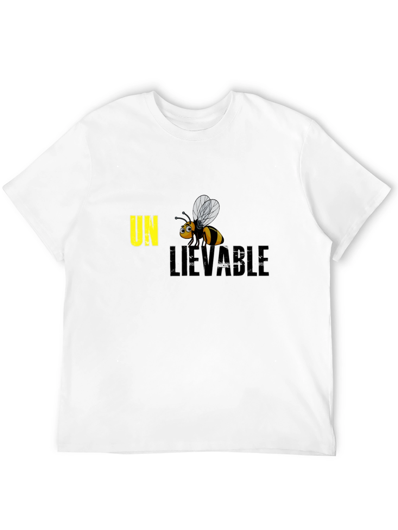 Un-bee-lievable Graphic Tee - Black Casual Shirt