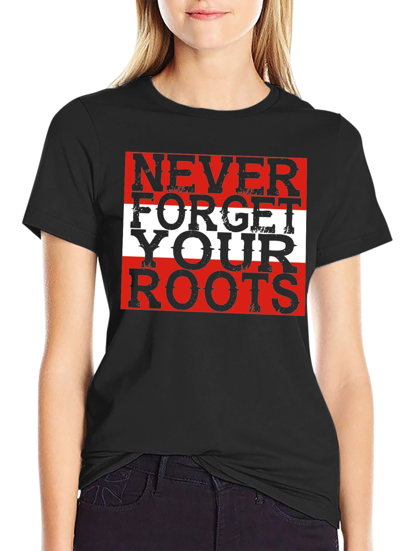 Never Forget Your Roots Graphic Tee