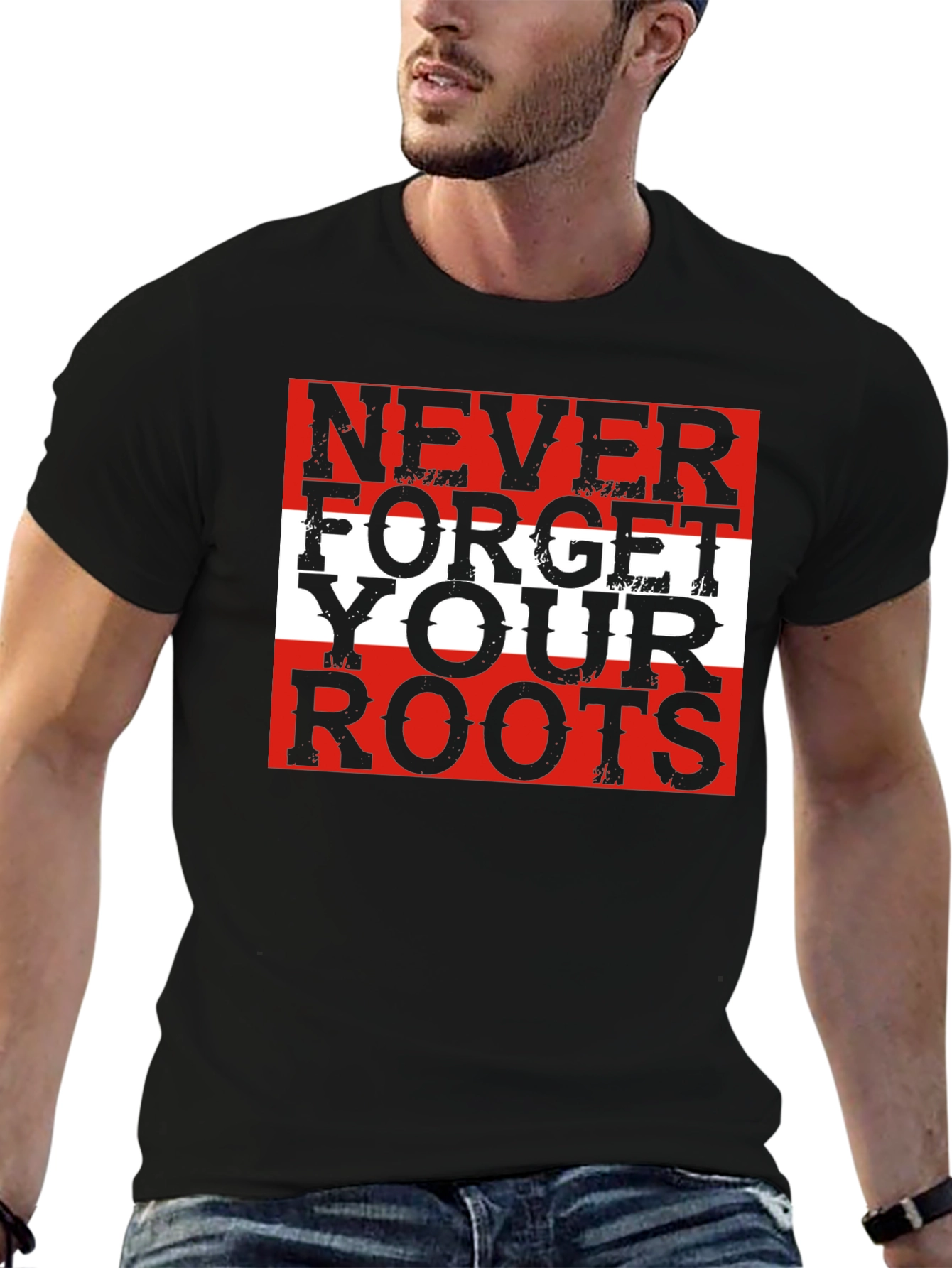 Never Forget Your Roots Graphic Tee