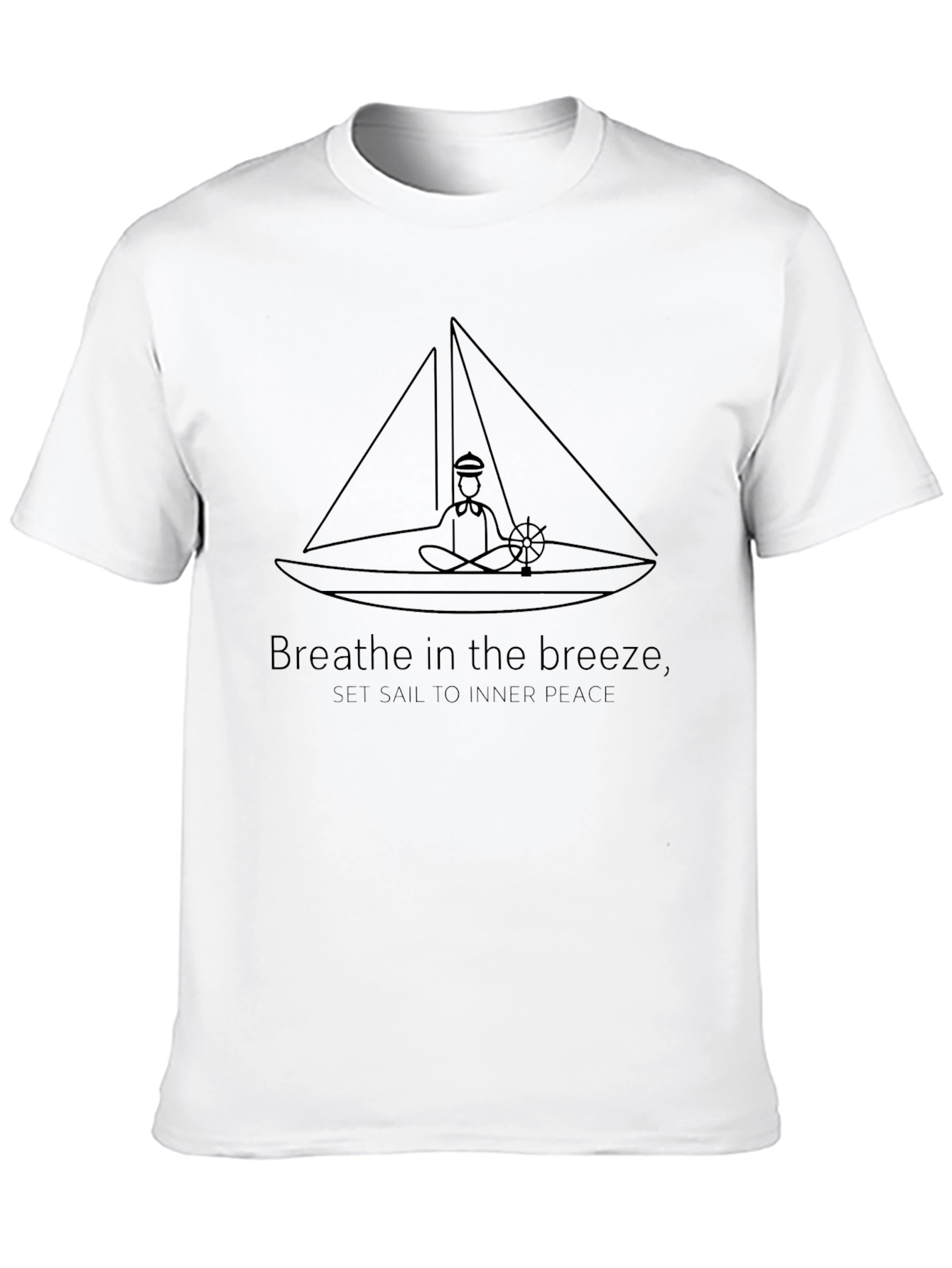 Relaxed Sailboat T-Shirt: Breathe in the Breeze
