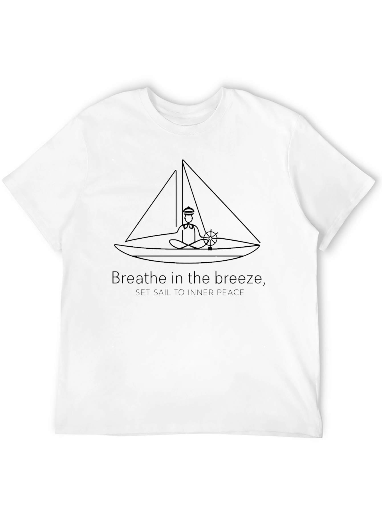 Relaxed Sailboat T-Shirt: Breathe in the Breeze