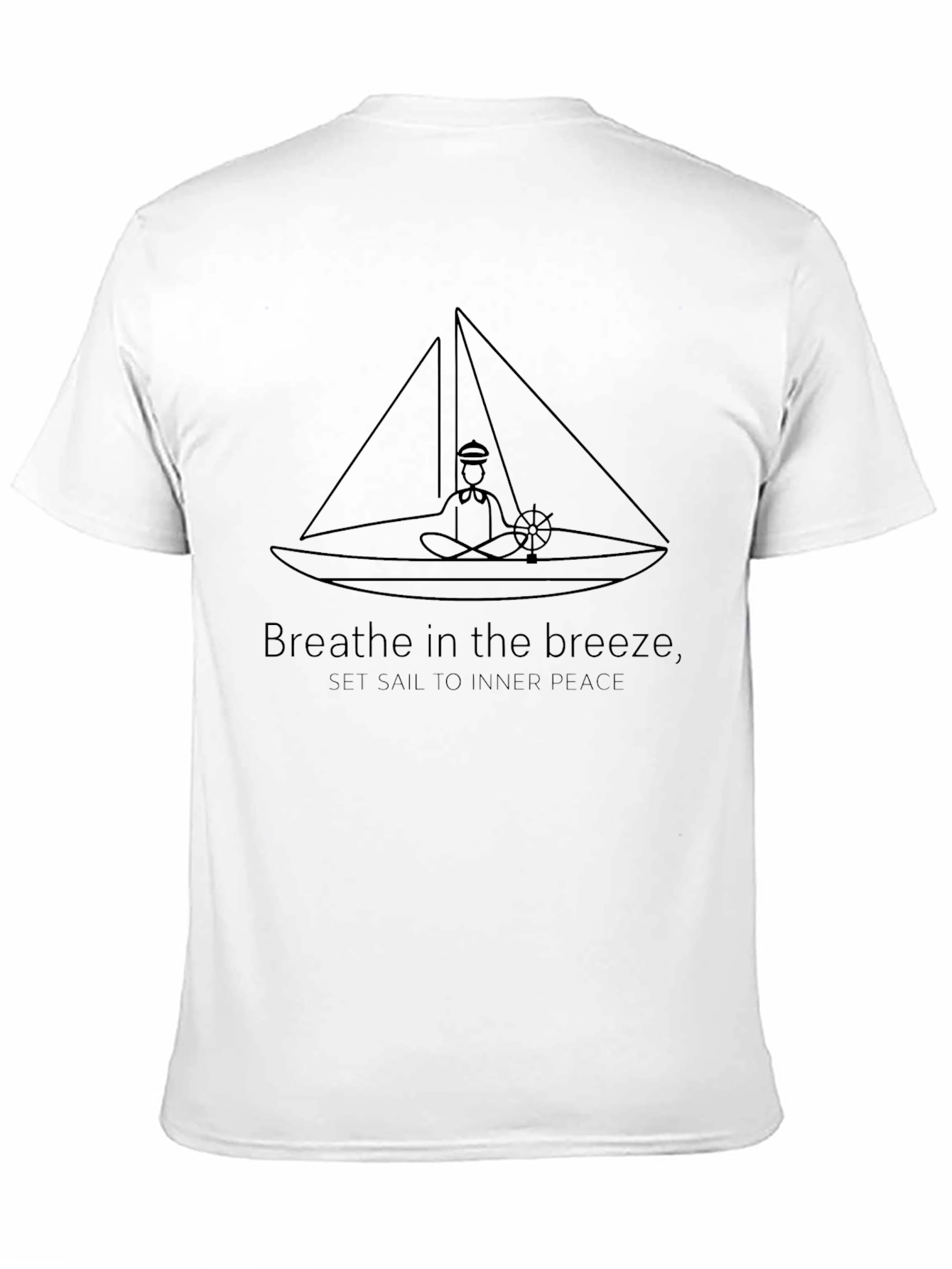 Relaxed Sailboat T-Shirt: Breathe in the Breeze