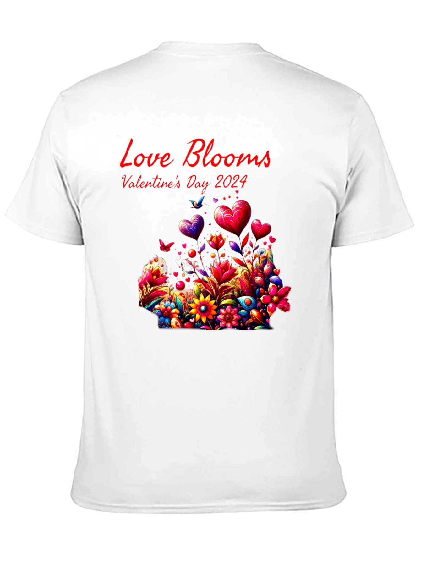 Valentines Day 2024 Love Blooms T-Shirt