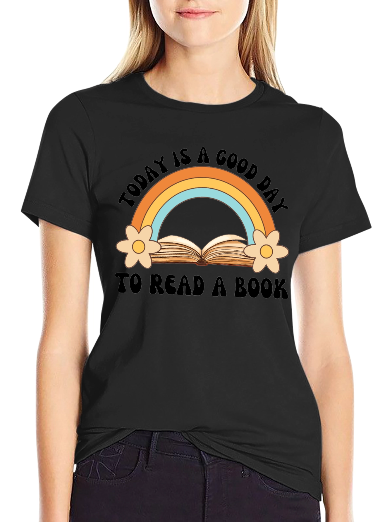 Good Day to Read Book Graphic Tee