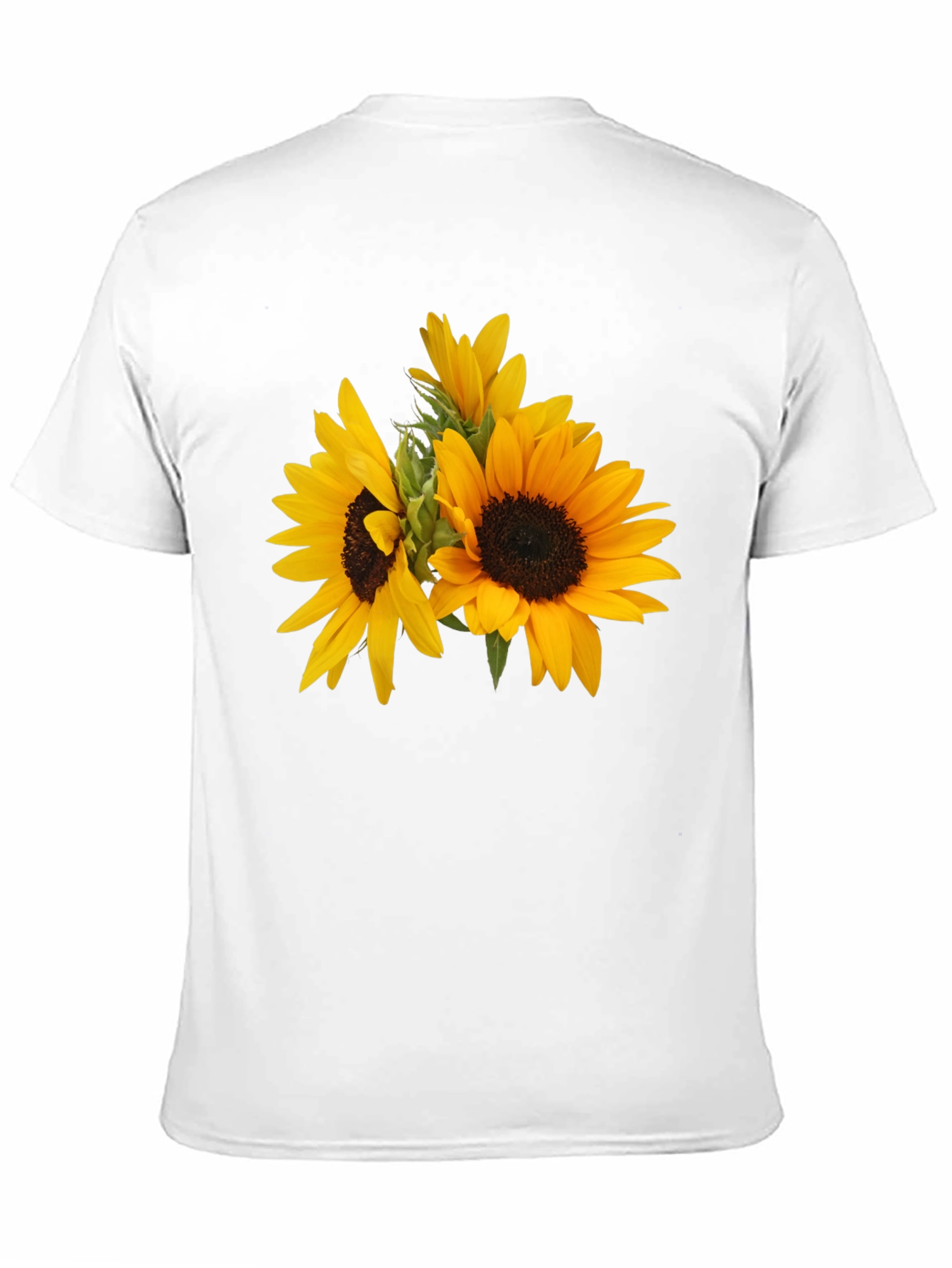 Sunflower Graphic T-Shirt - Stylish Black Tee
