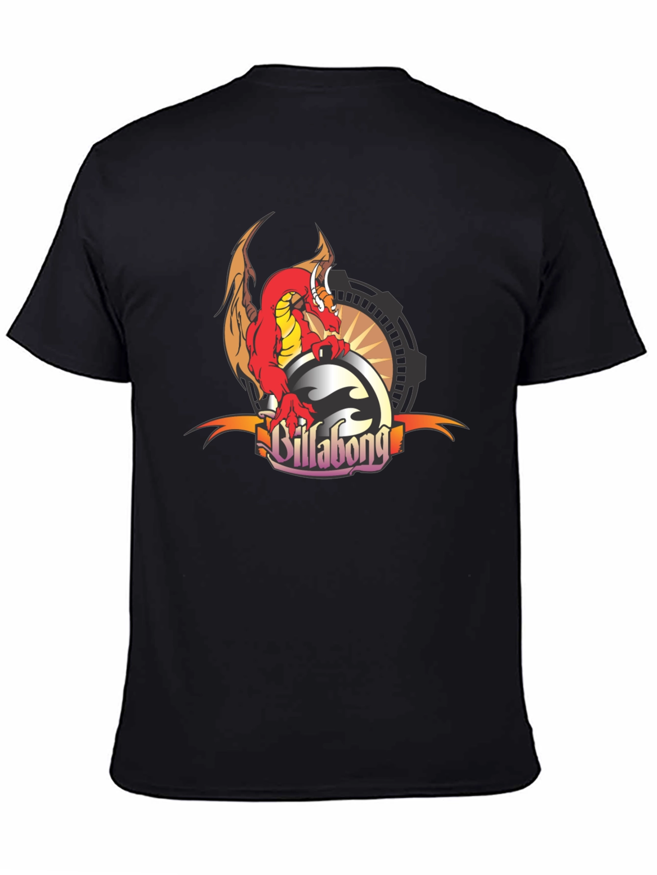 Dragon Billabong Graphic Print T-Shirt