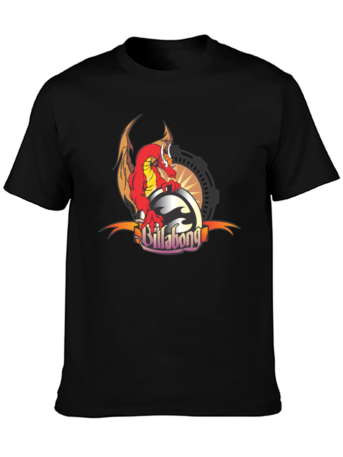 Dragon Billabong Graphic Print T-Shirt