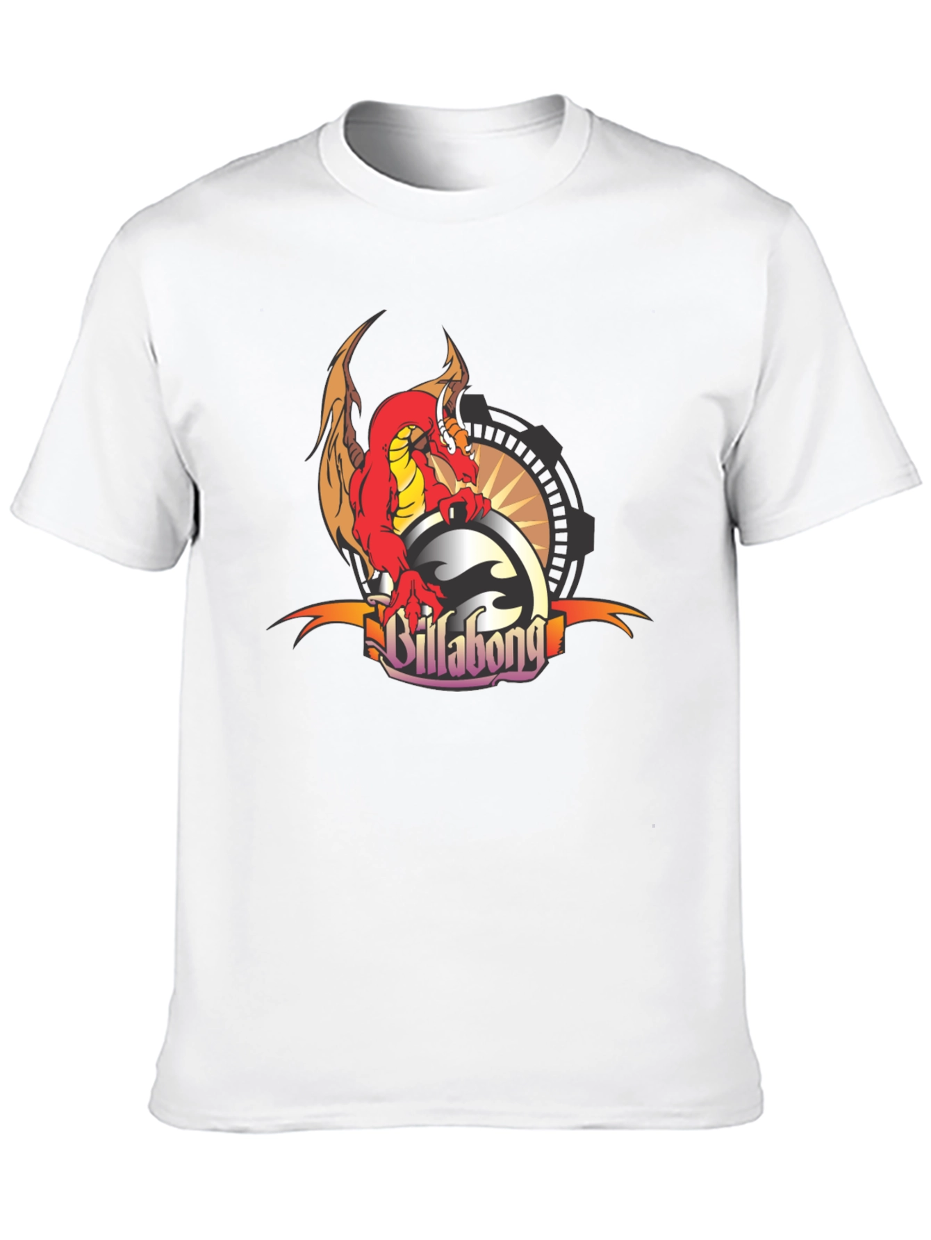 Dragon Billabong Graphic Print T-Shirt
