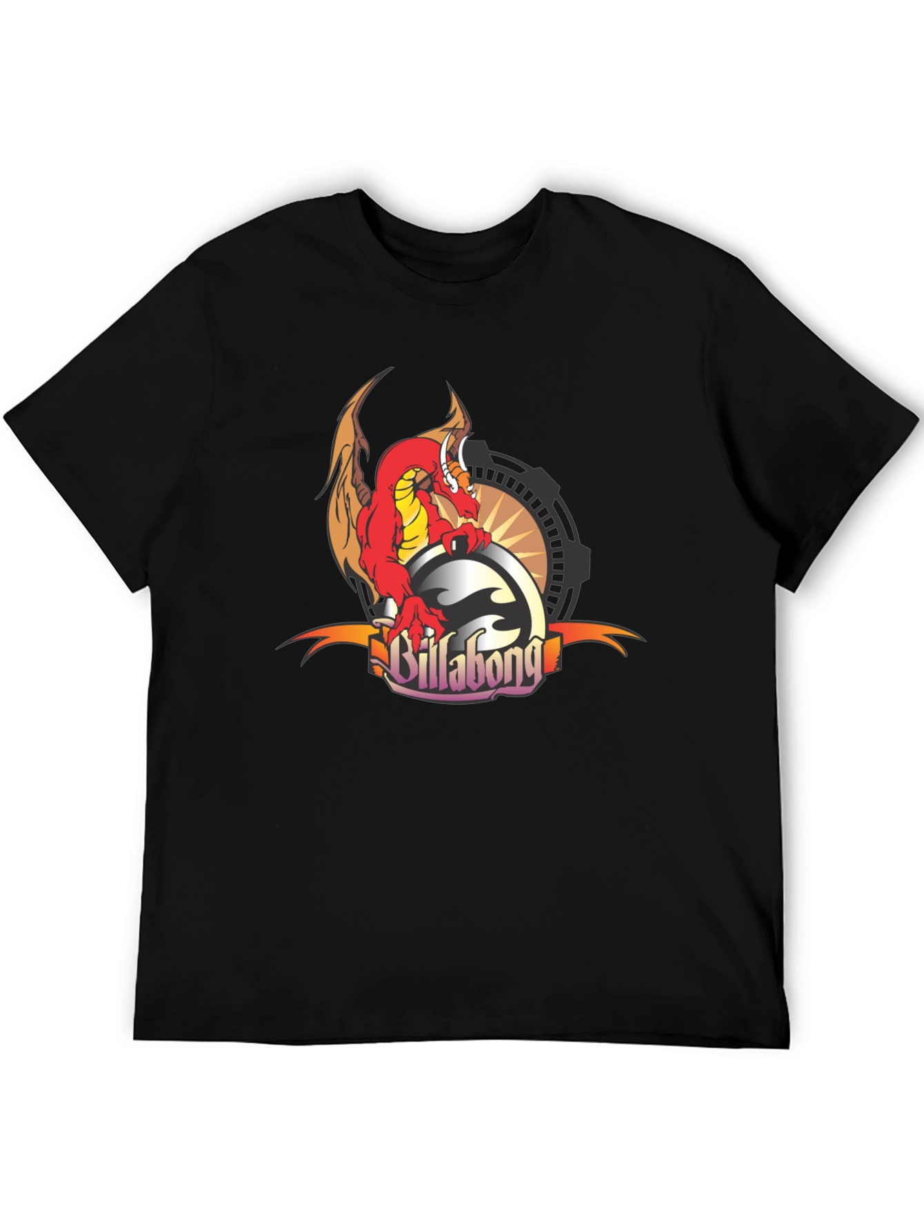 Dragon Billabong Graphic Print T-Shirt