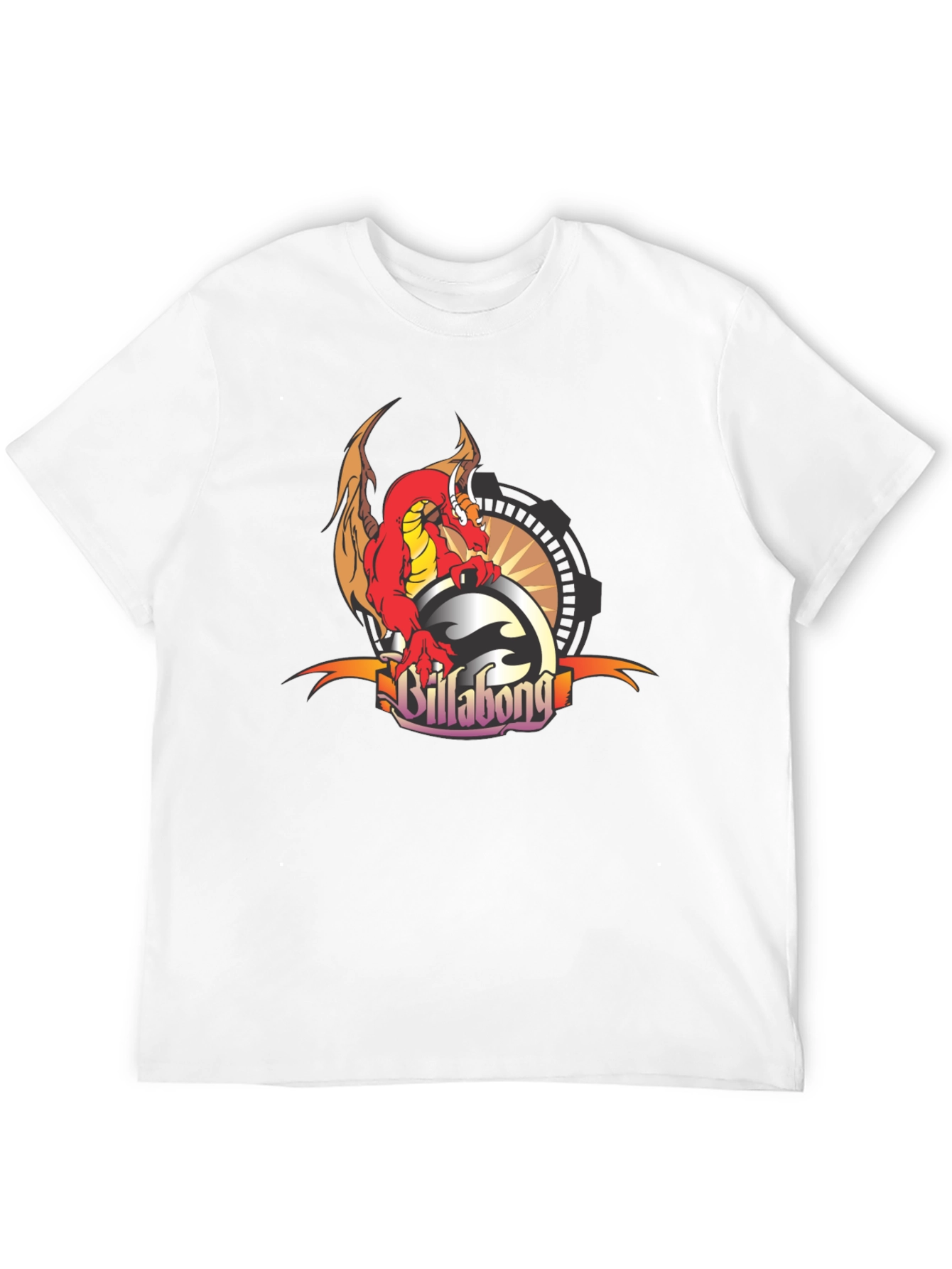 Dragon Billabong Graphic Print T-Shirt