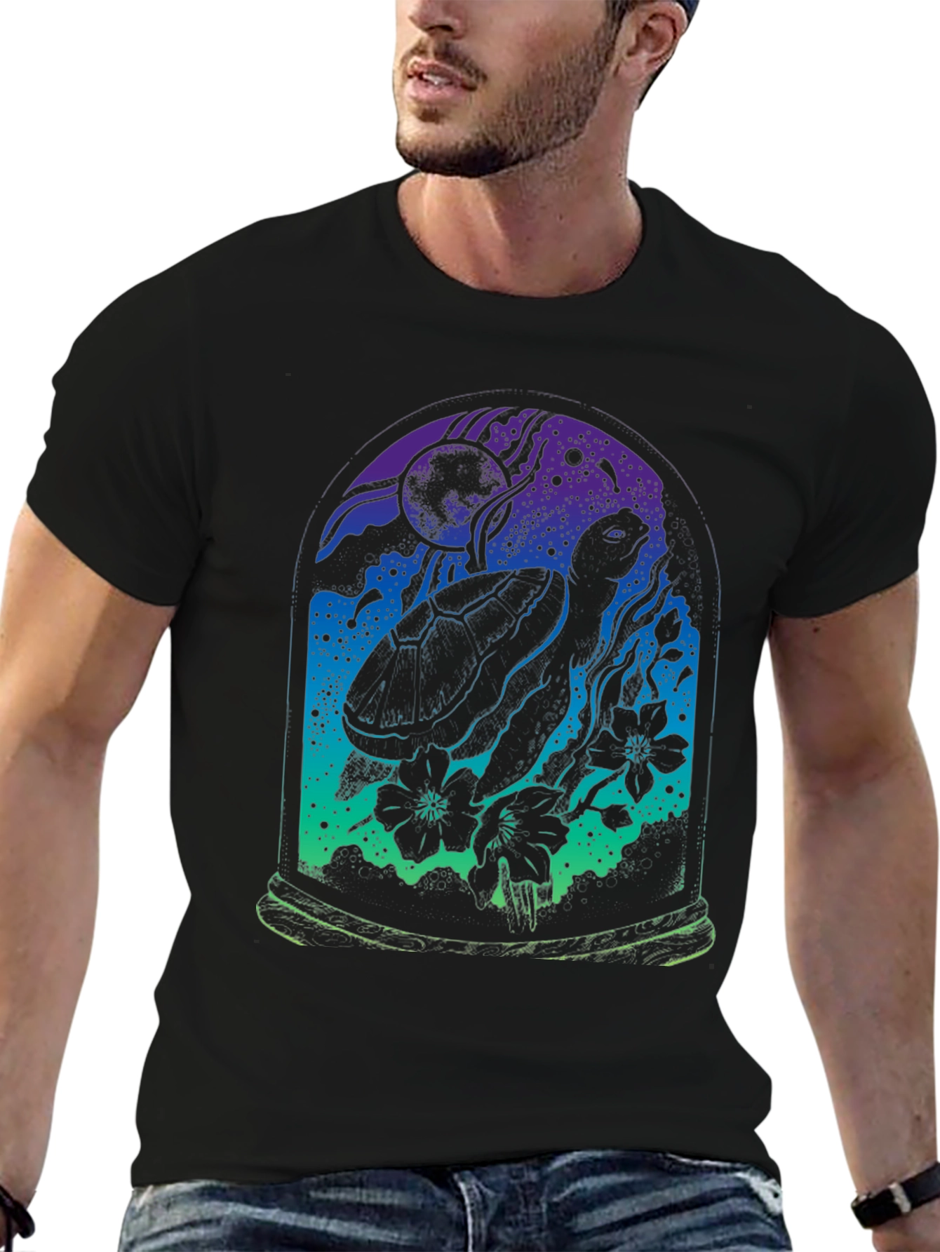 Turtle Terrarium Graphic T-Shirt