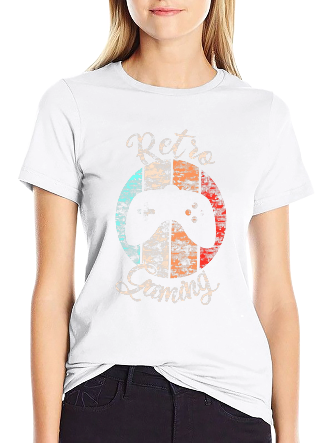 Retro Gaming Black T-Shirt for Gamers