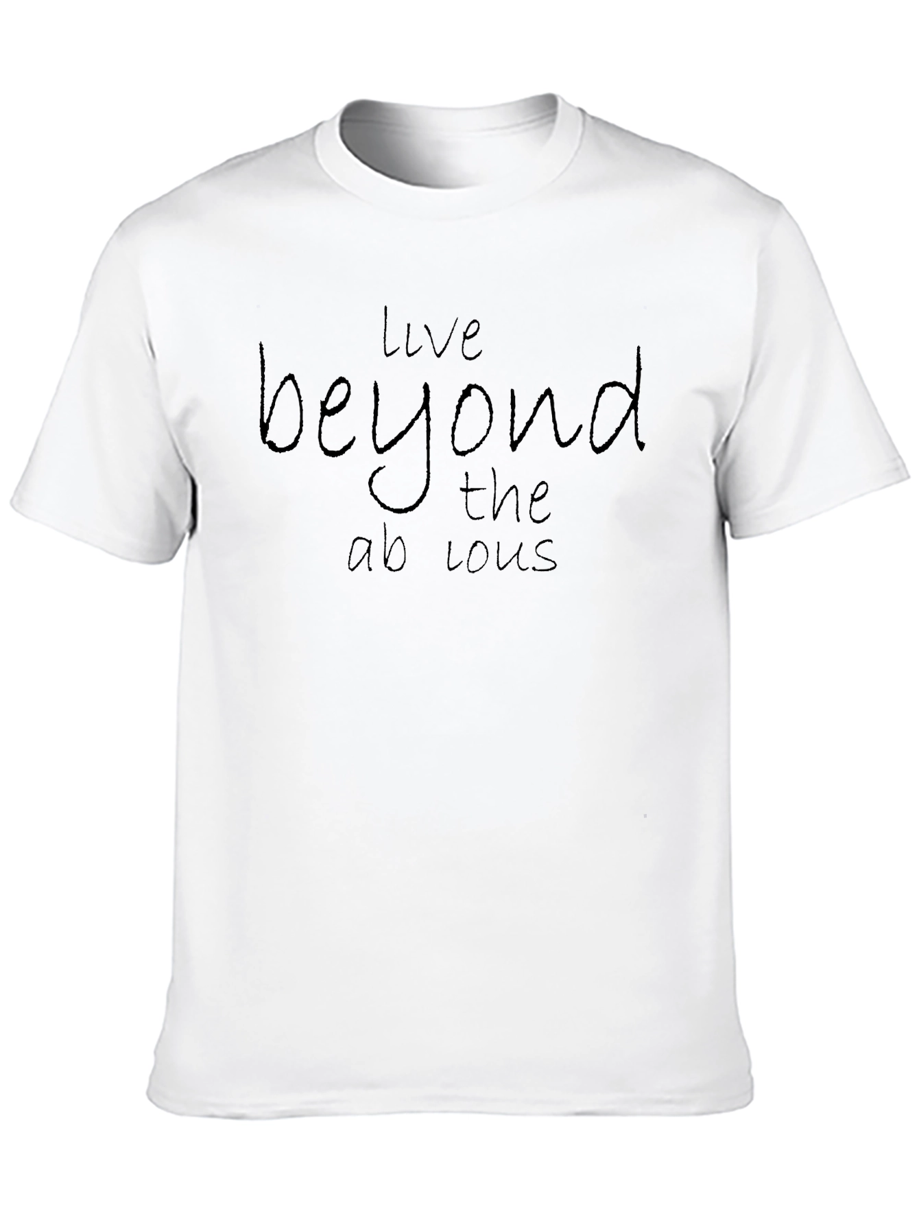 Live Beyond the Obvious Black Tee