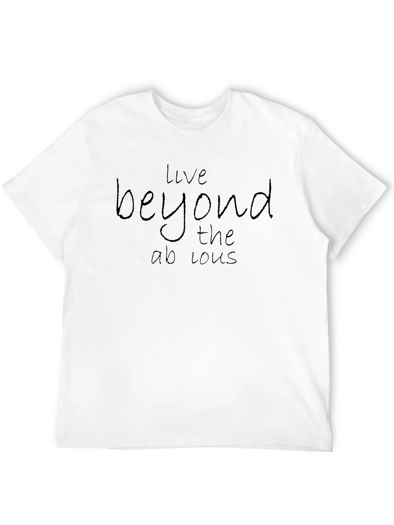 Live Beyond the Obvious Black Tee