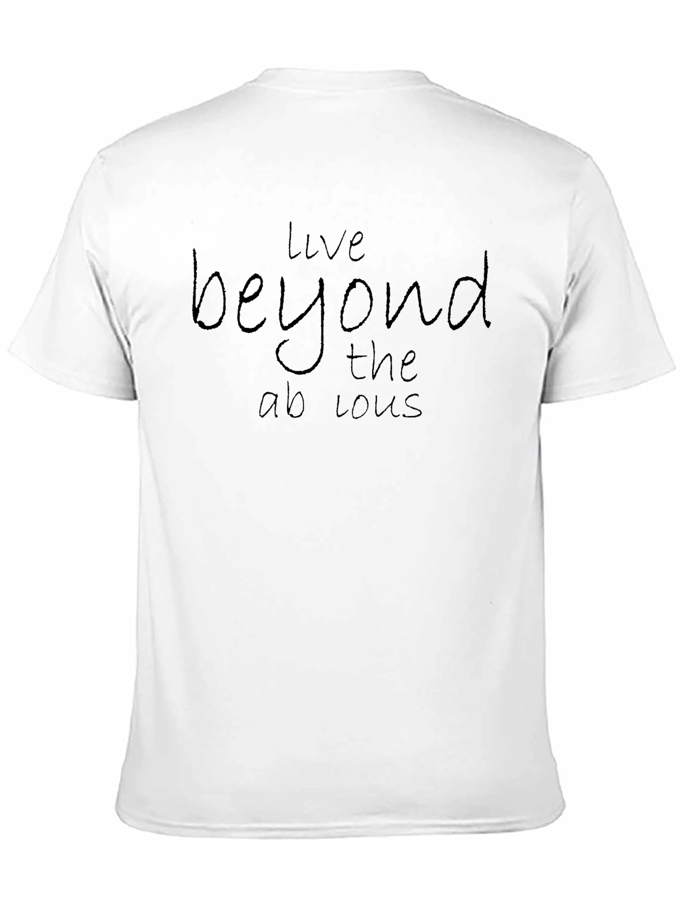 Live Beyond the Obvious Black Tee