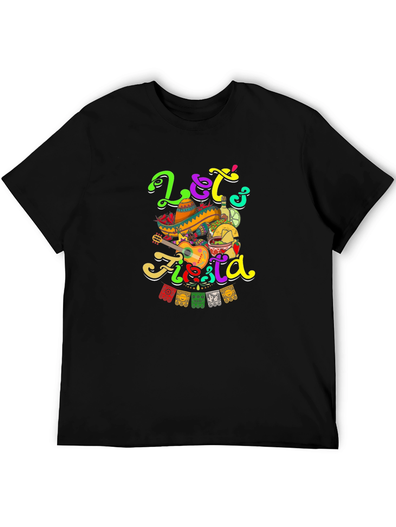 Lets Fiesta T-Shirt - Party Celebration Tee