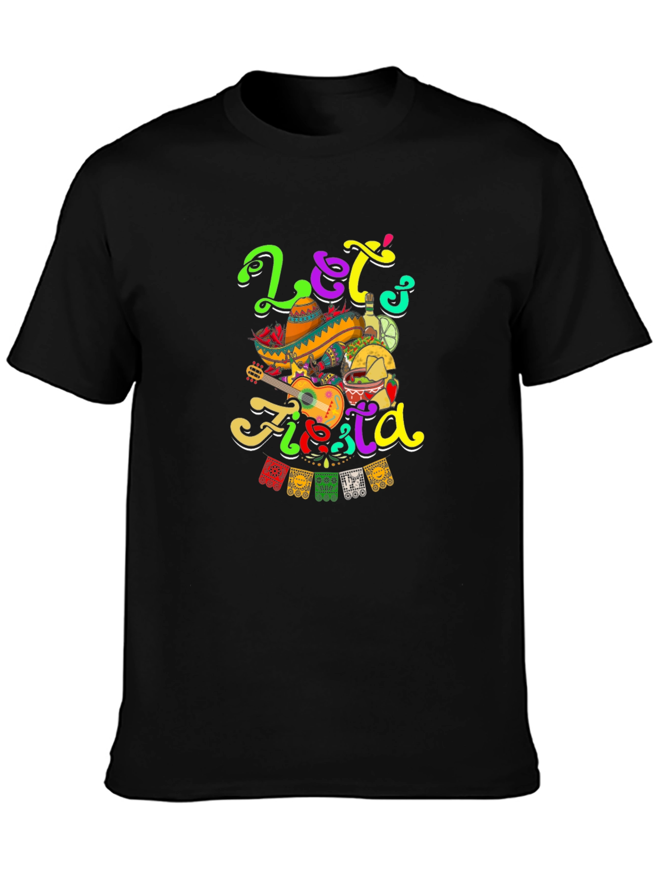 Lets Fiesta T-Shirt - Party Celebration Tee