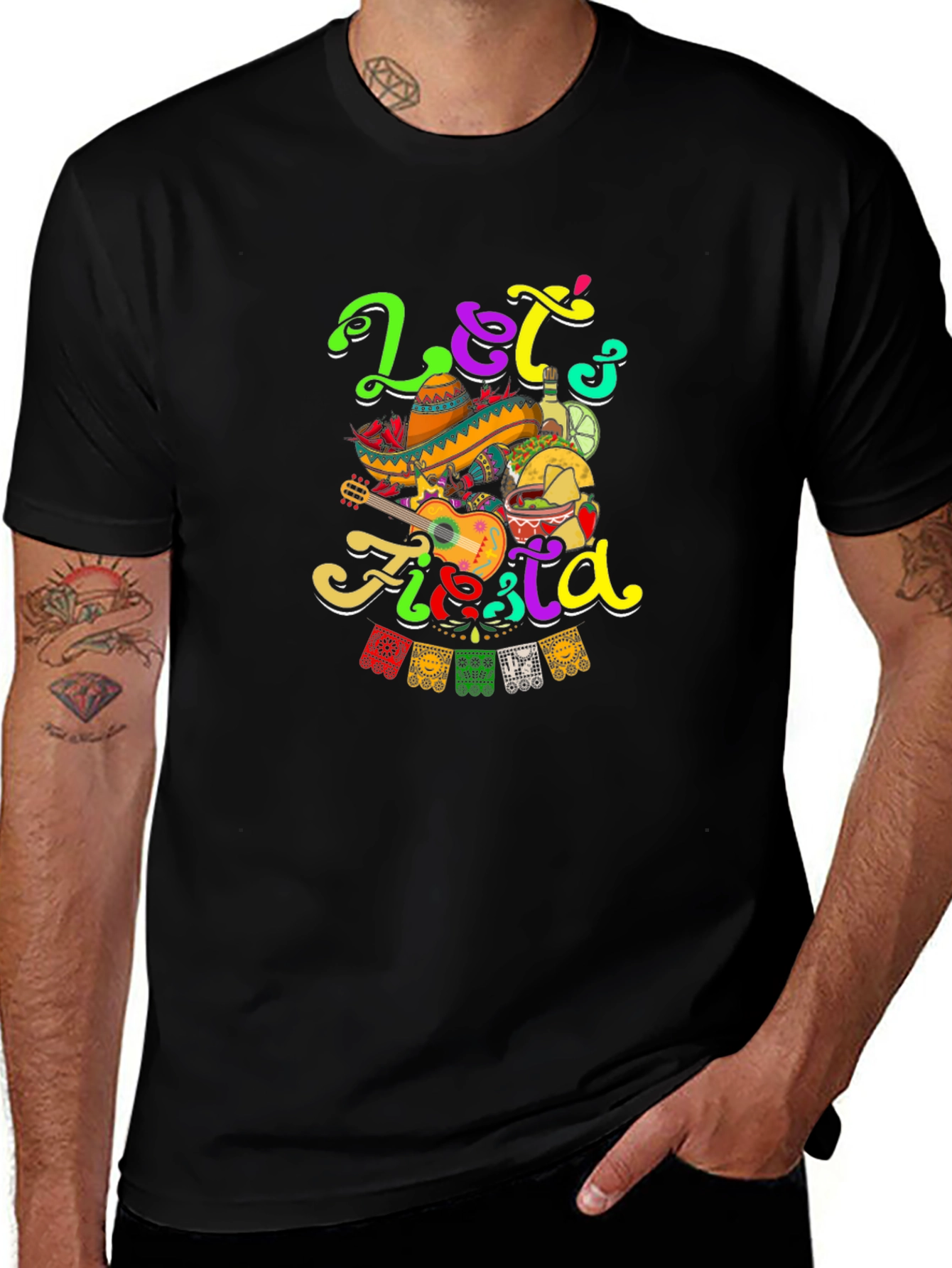 Lets Fiesta T-Shirt - Party Celebration Tee