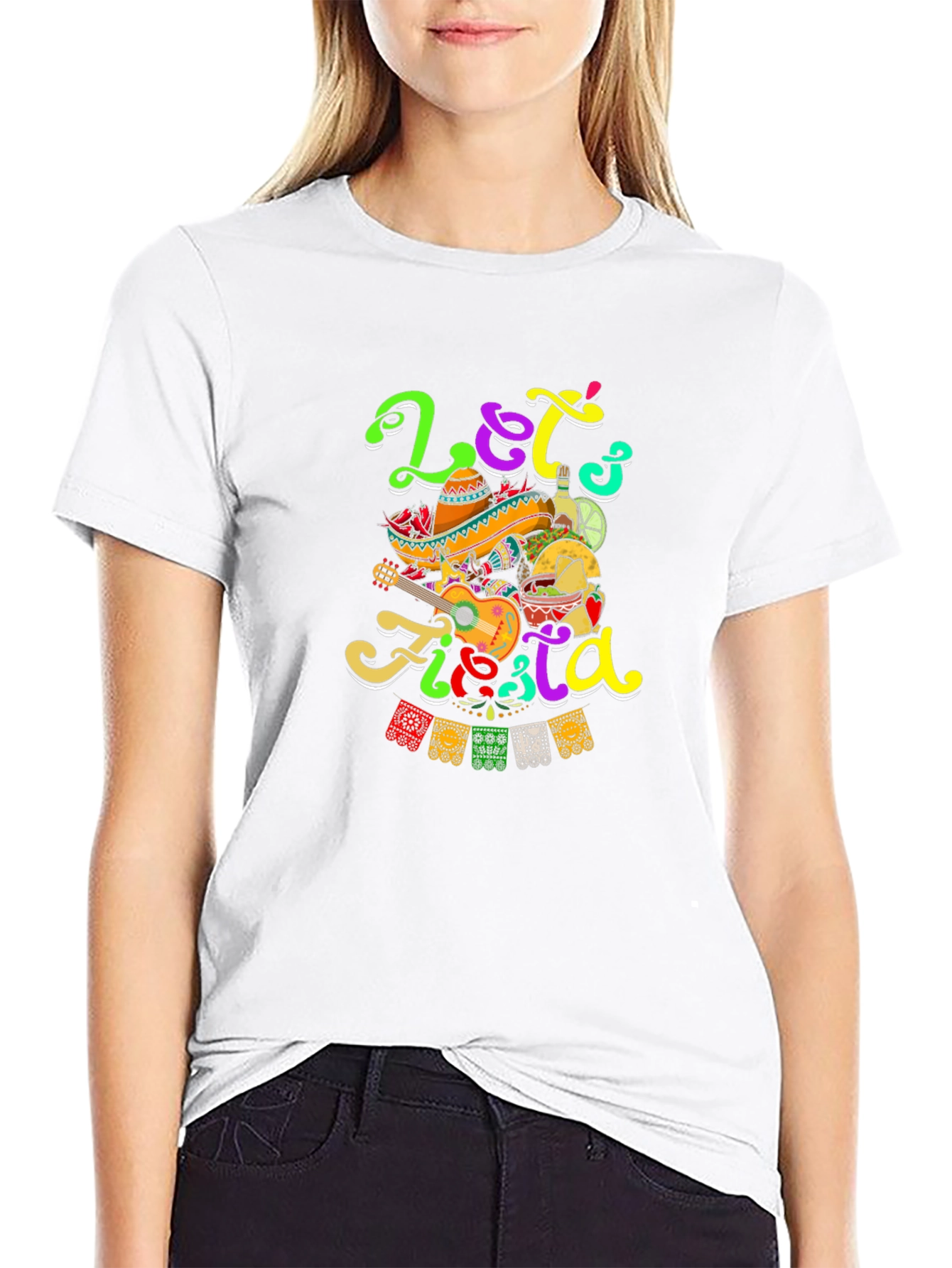 Lets Fiesta T-Shirt - Party Celebration Tee