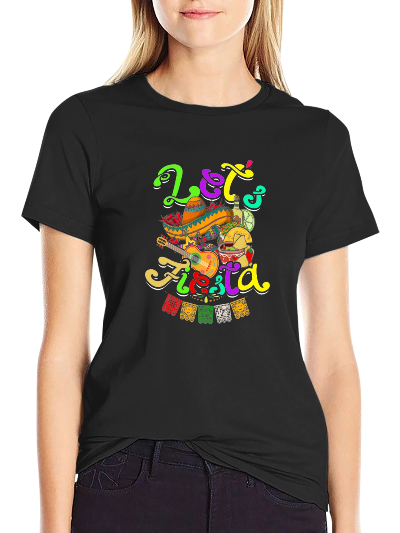 Lets Fiesta T-Shirt - Party Celebration Tee