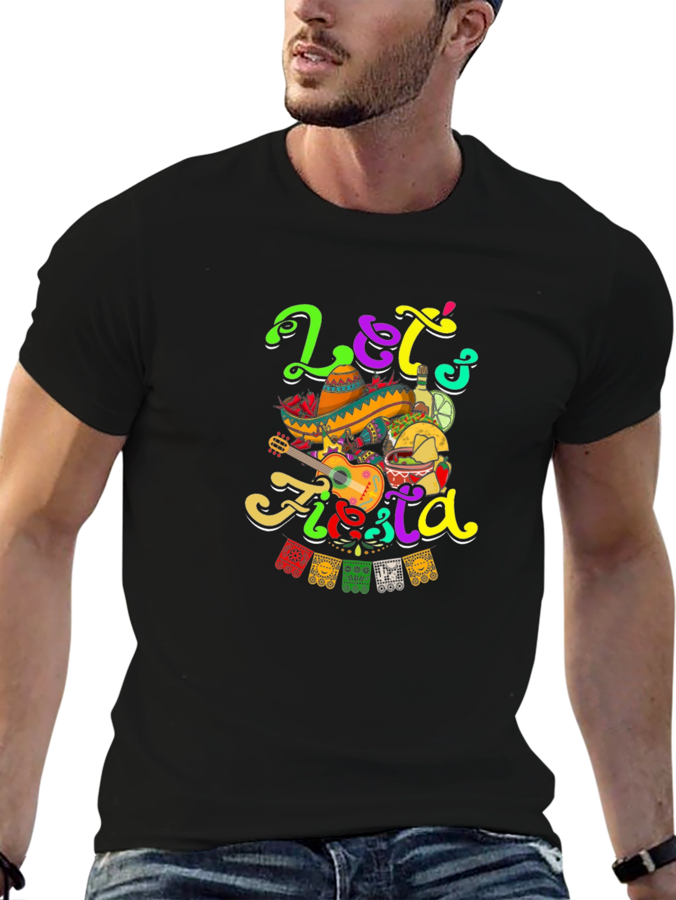 Lets Fiesta T-Shirt - Party Celebration Tee