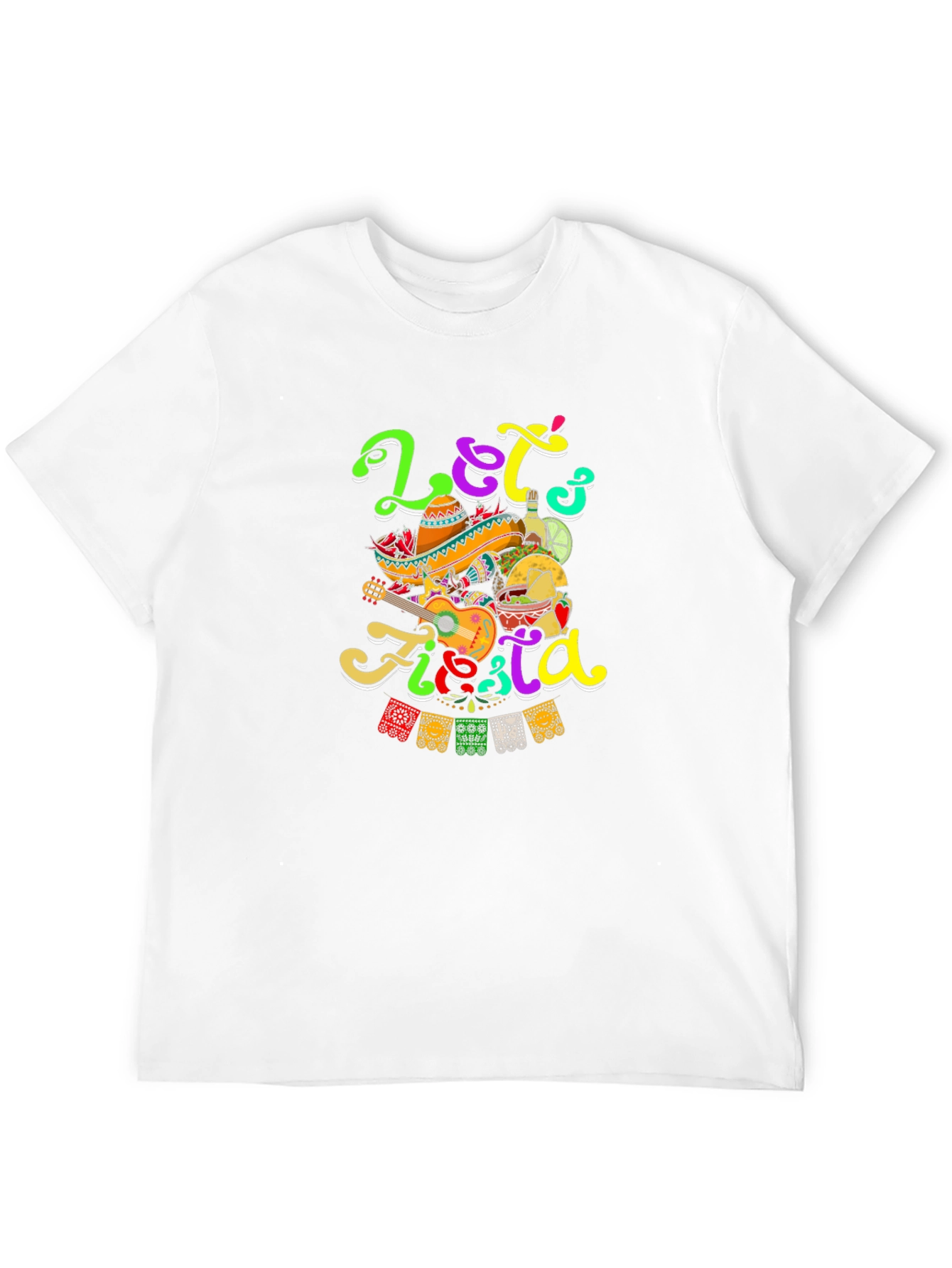 Lets Fiesta T-Shirt - Party Celebration Tee