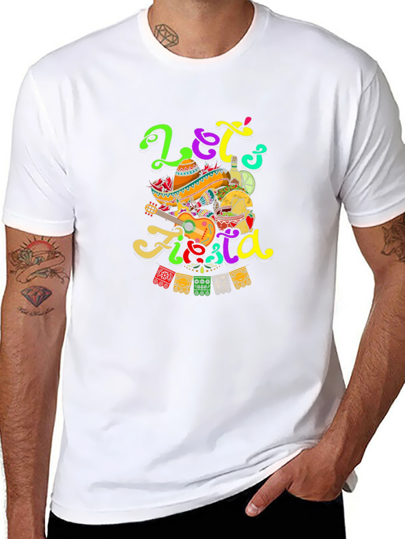 Lets Fiesta T-Shirt - Party Celebration Tee