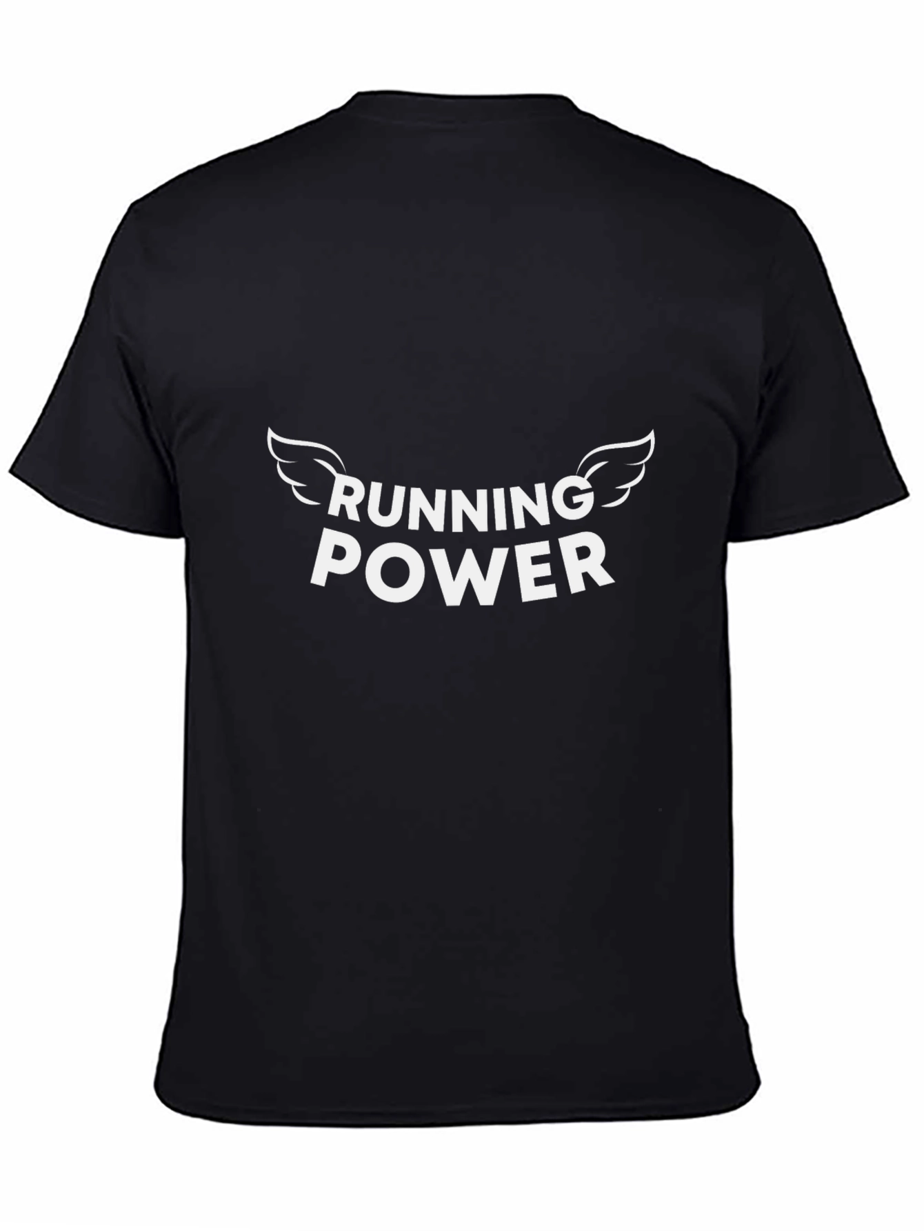 Running Power Graphic T-Shirt - Black