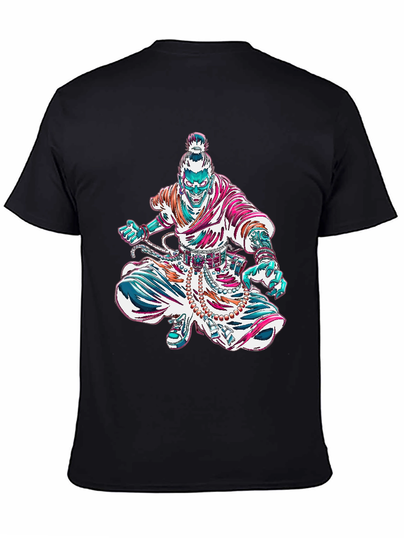 Graphic Monk Tee - Unique Art Design