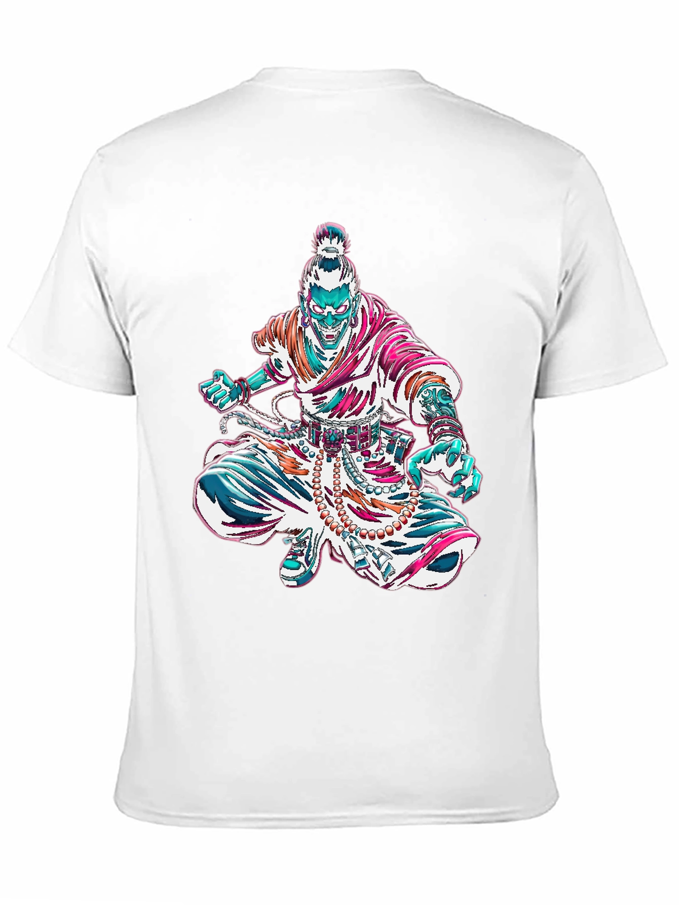 Graphic Monk Tee - Unique Art Design
