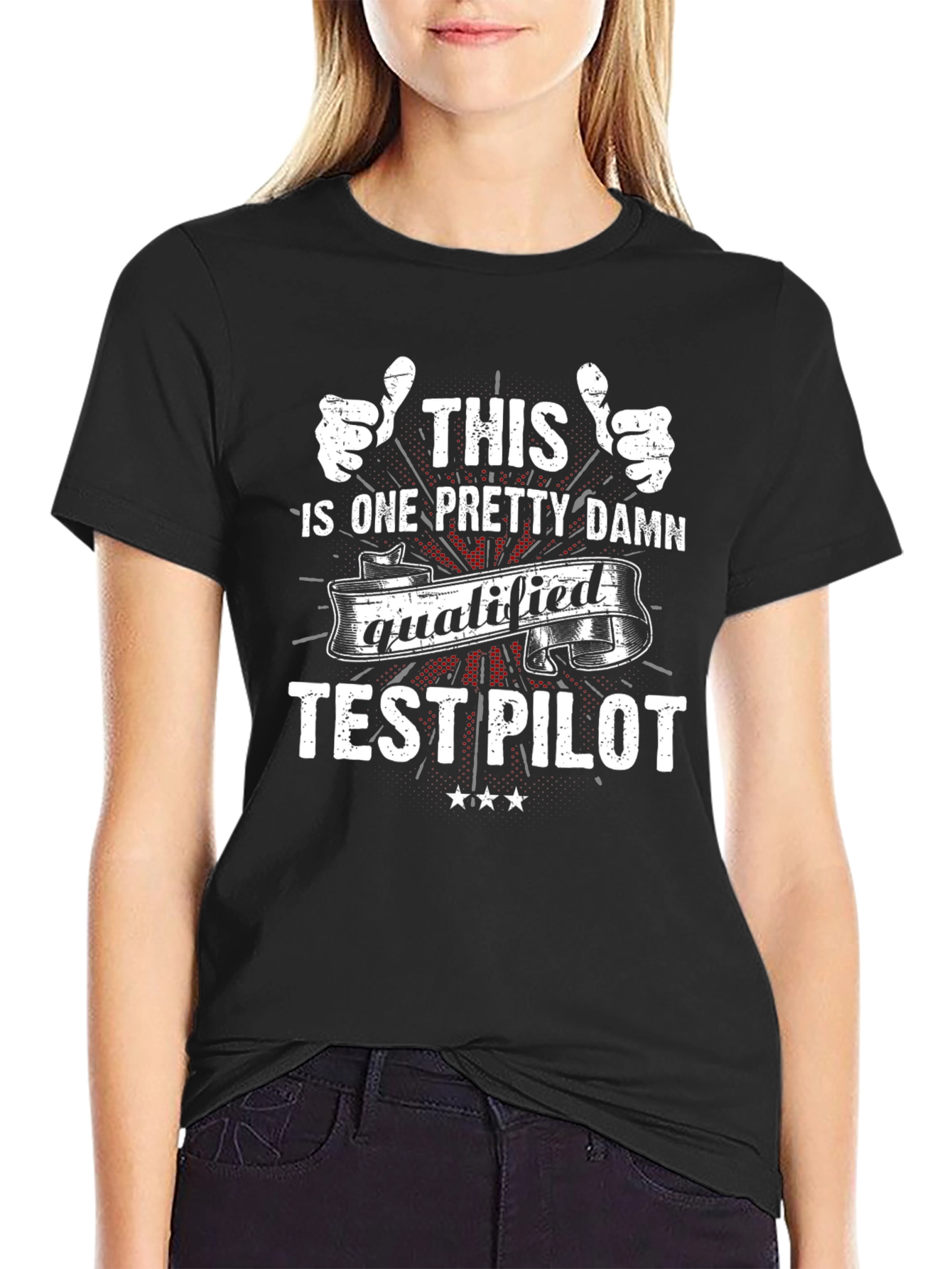 Qualified Test Pilot Graphic Tee