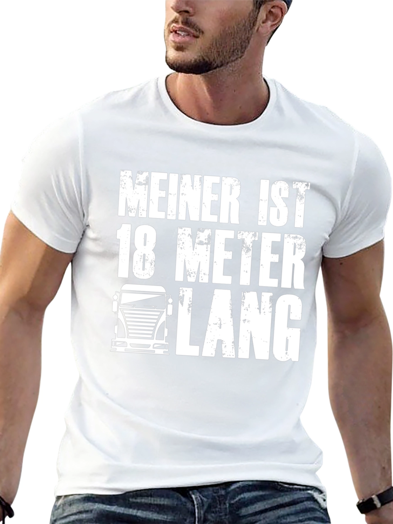 Meiner Ist 18 Meter Lang T-Shirt Funny Trucker Tee