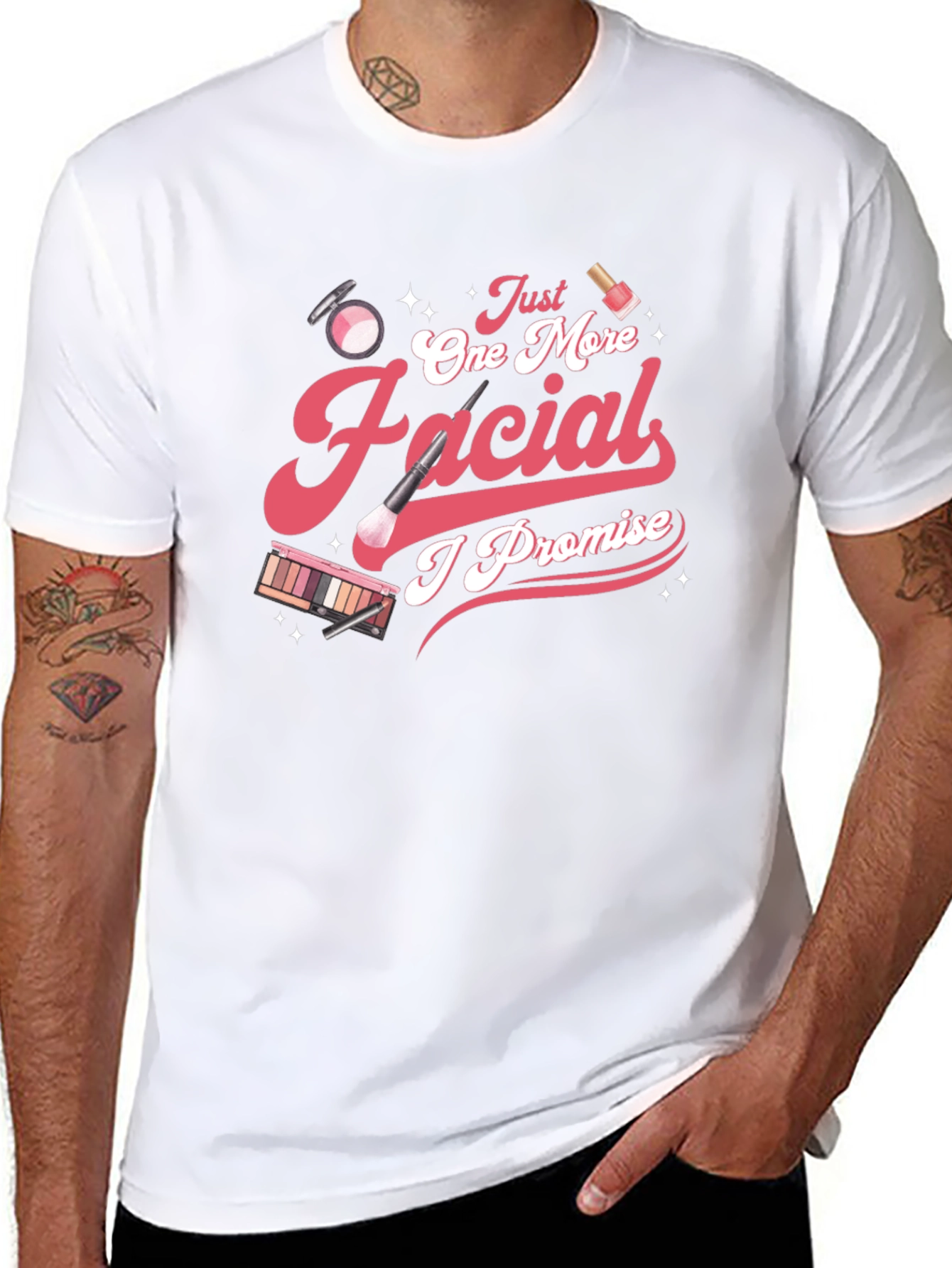 Facial Promise T-Shirt - Makeup Lover Tee