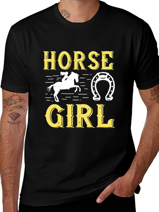 Horse Girl T-Shirt - Equestrian Tee