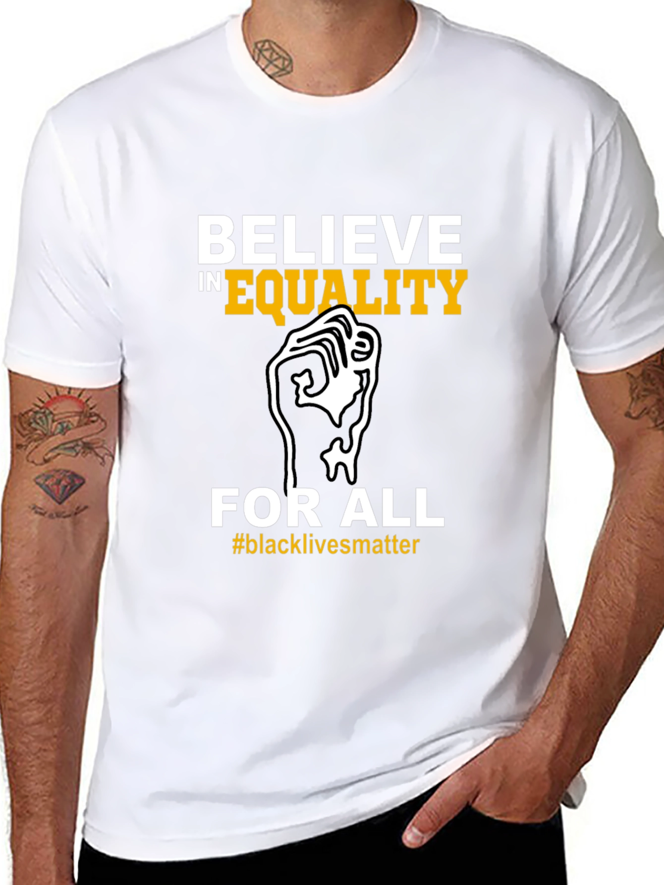 Equality T-Shirt: Black Lives Matter Design