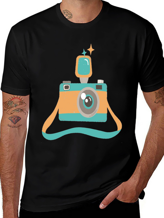 Retro Camera Graphic T-Shirt - Stylish & Unique Design