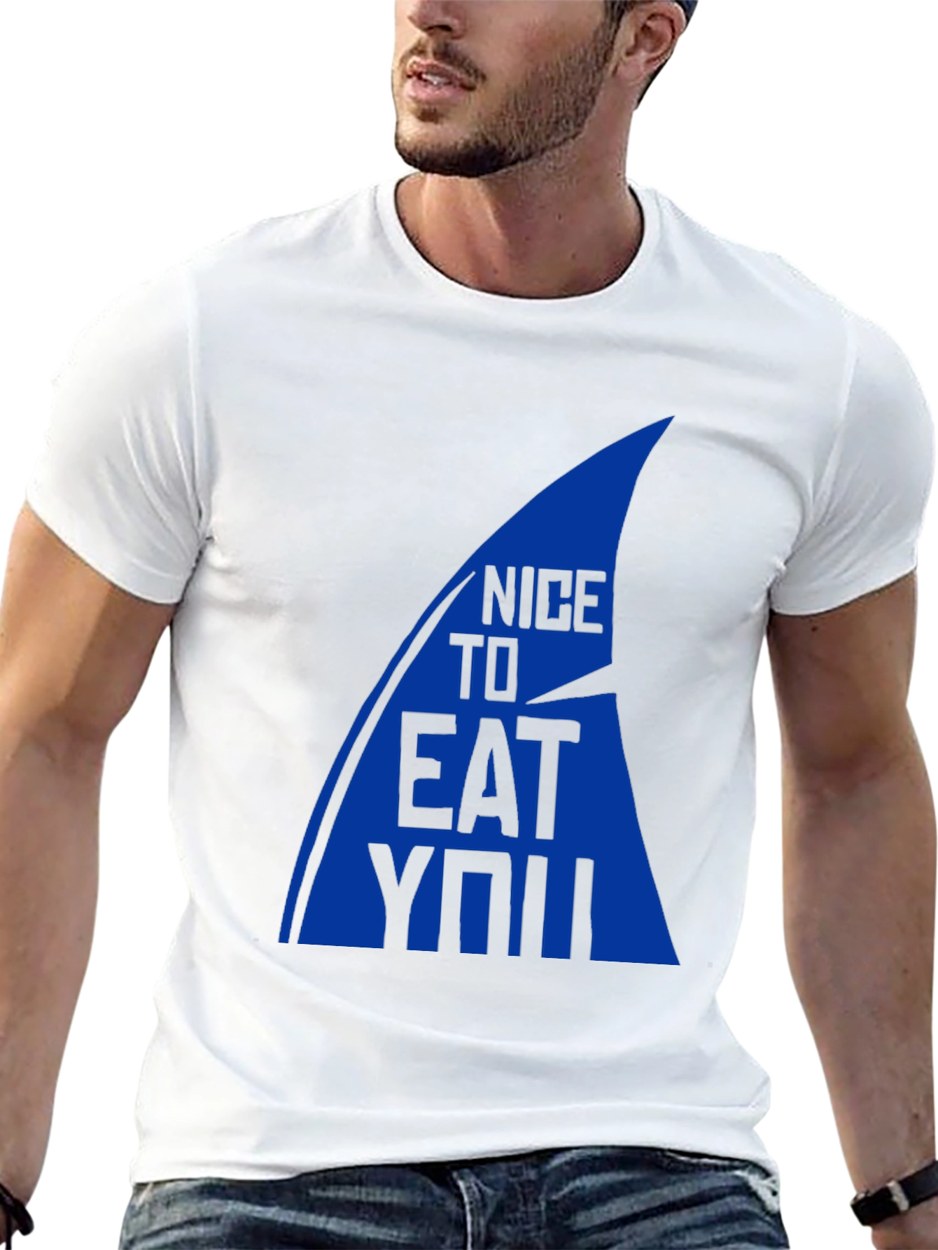 Nice To Eat You Black T-Shirt