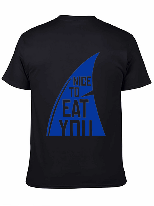 Nice To Eat You Black T-Shirt
