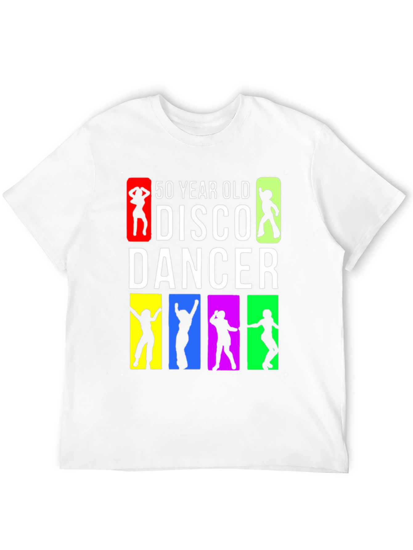 50 Year Old Disco Dancer Black T-Shirt