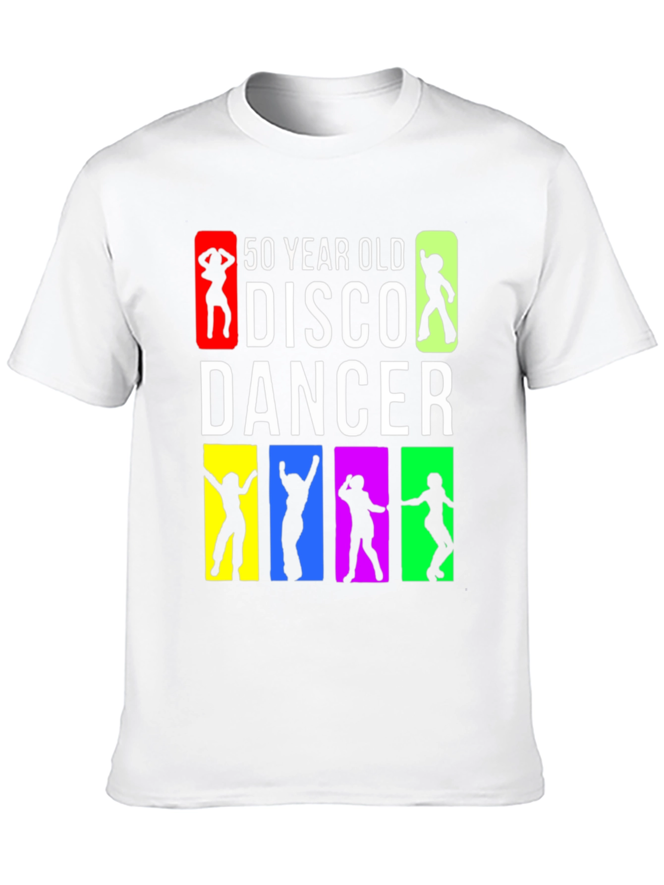 50 Year Old Disco Dancer Black T-Shirt