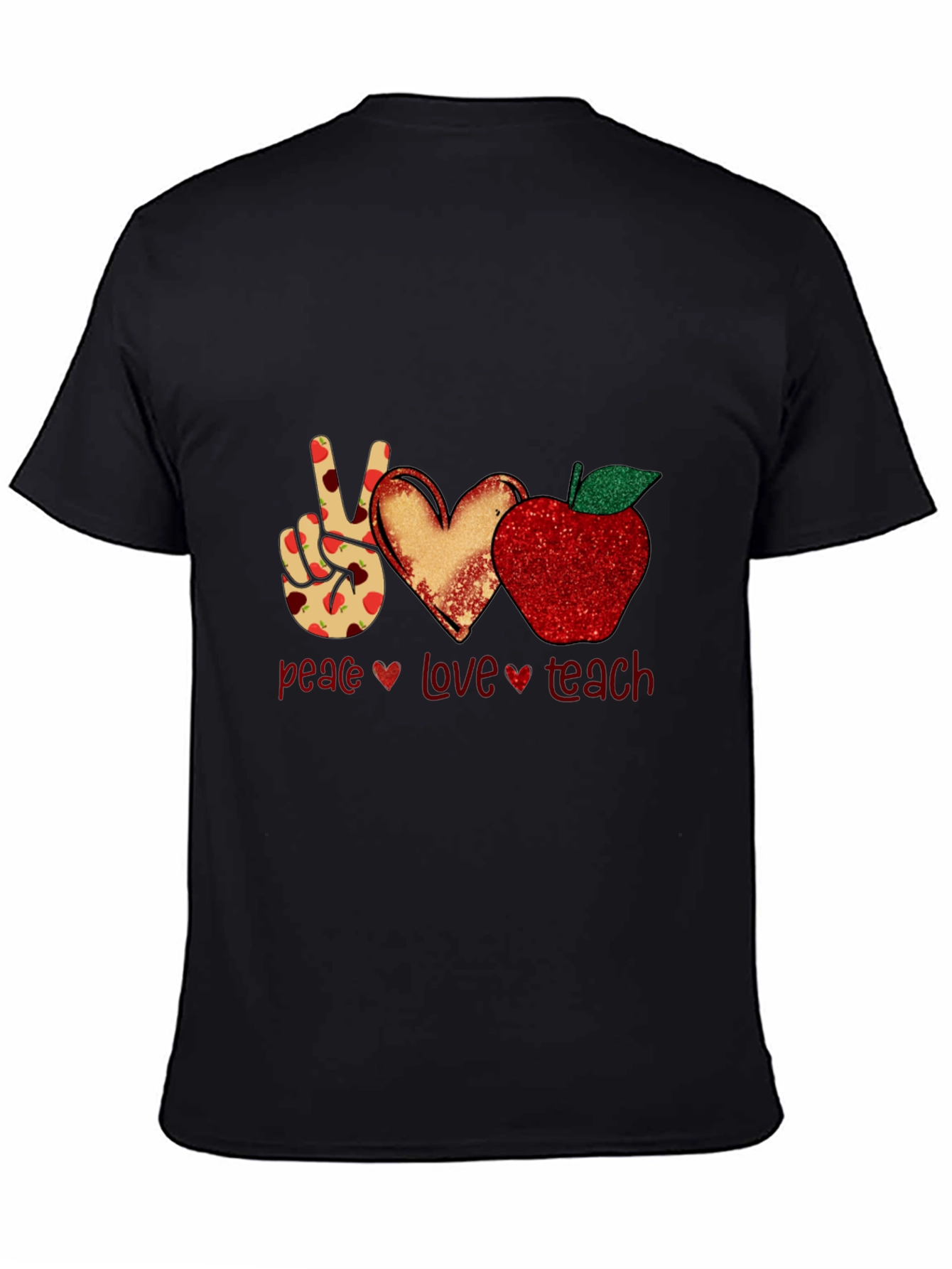 Peace Love Teach Graphic Tee