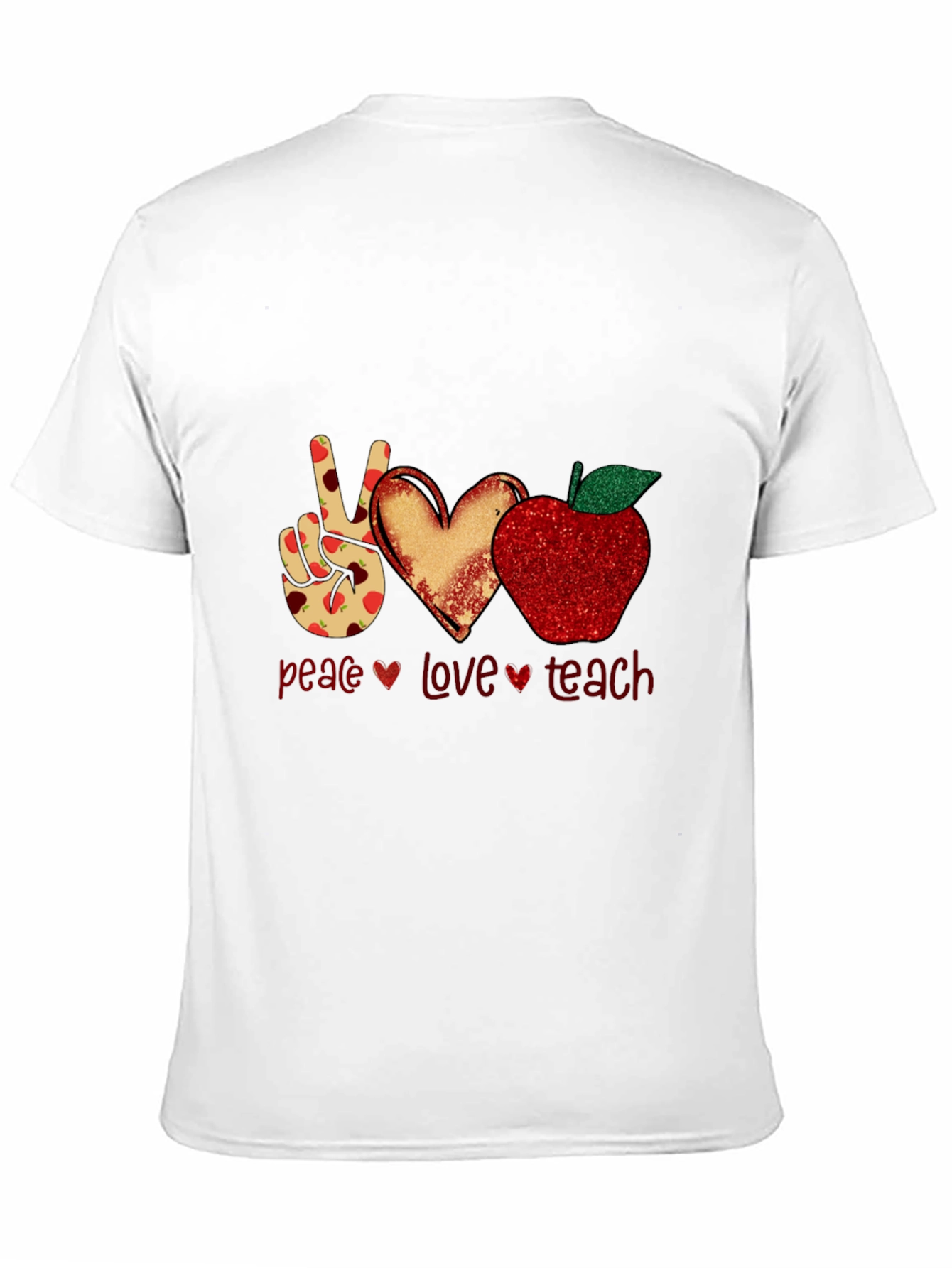 Peace Love Teach Graphic Tee