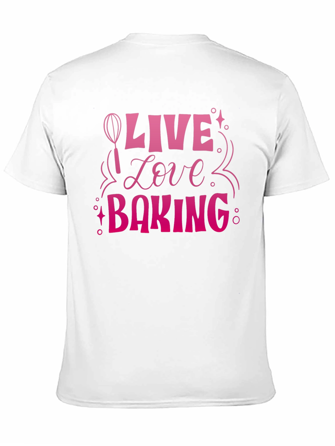 Live Love Baking Graphic Tee - Black