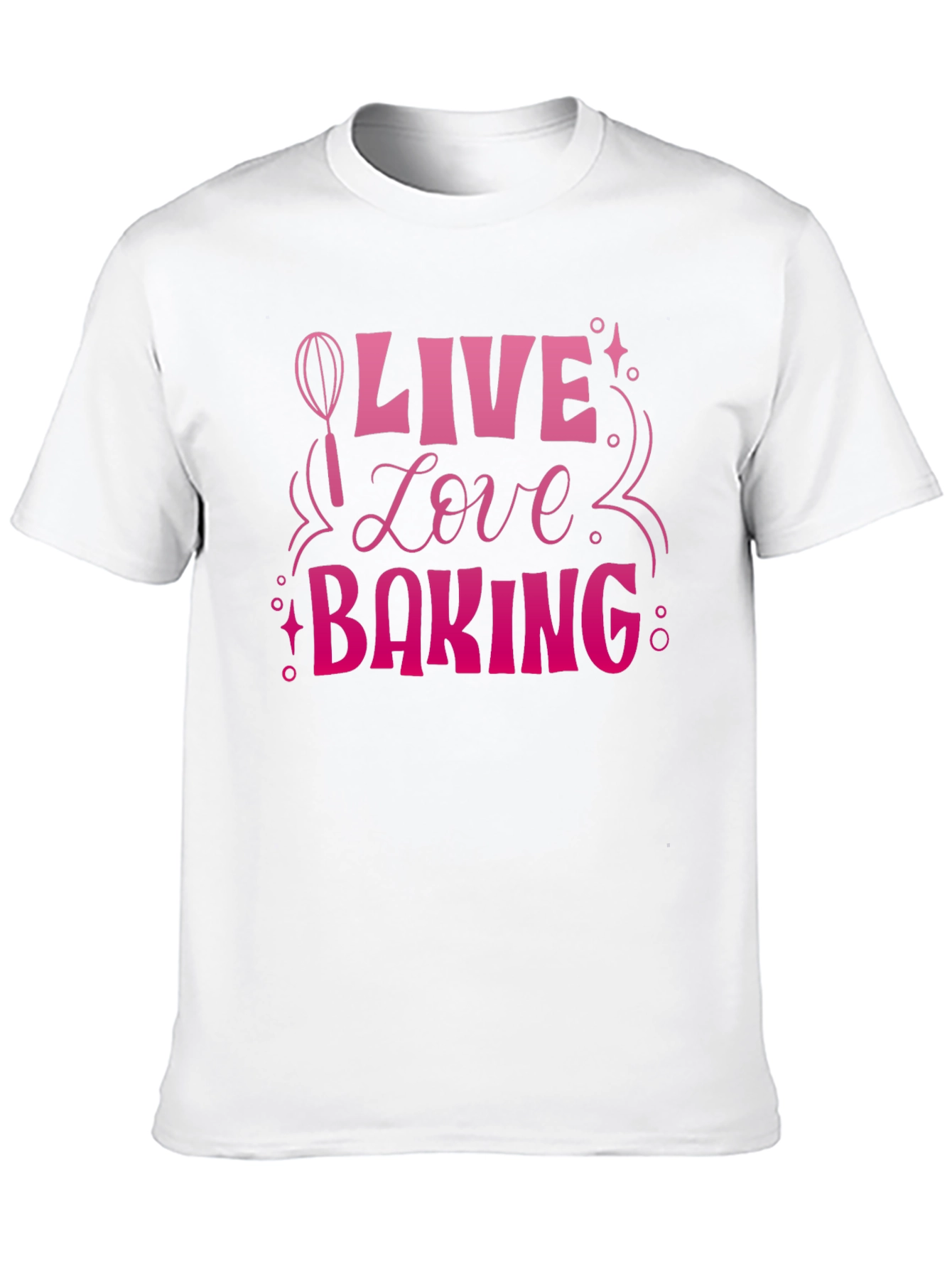 Live Love Baking Graphic Tee - Black