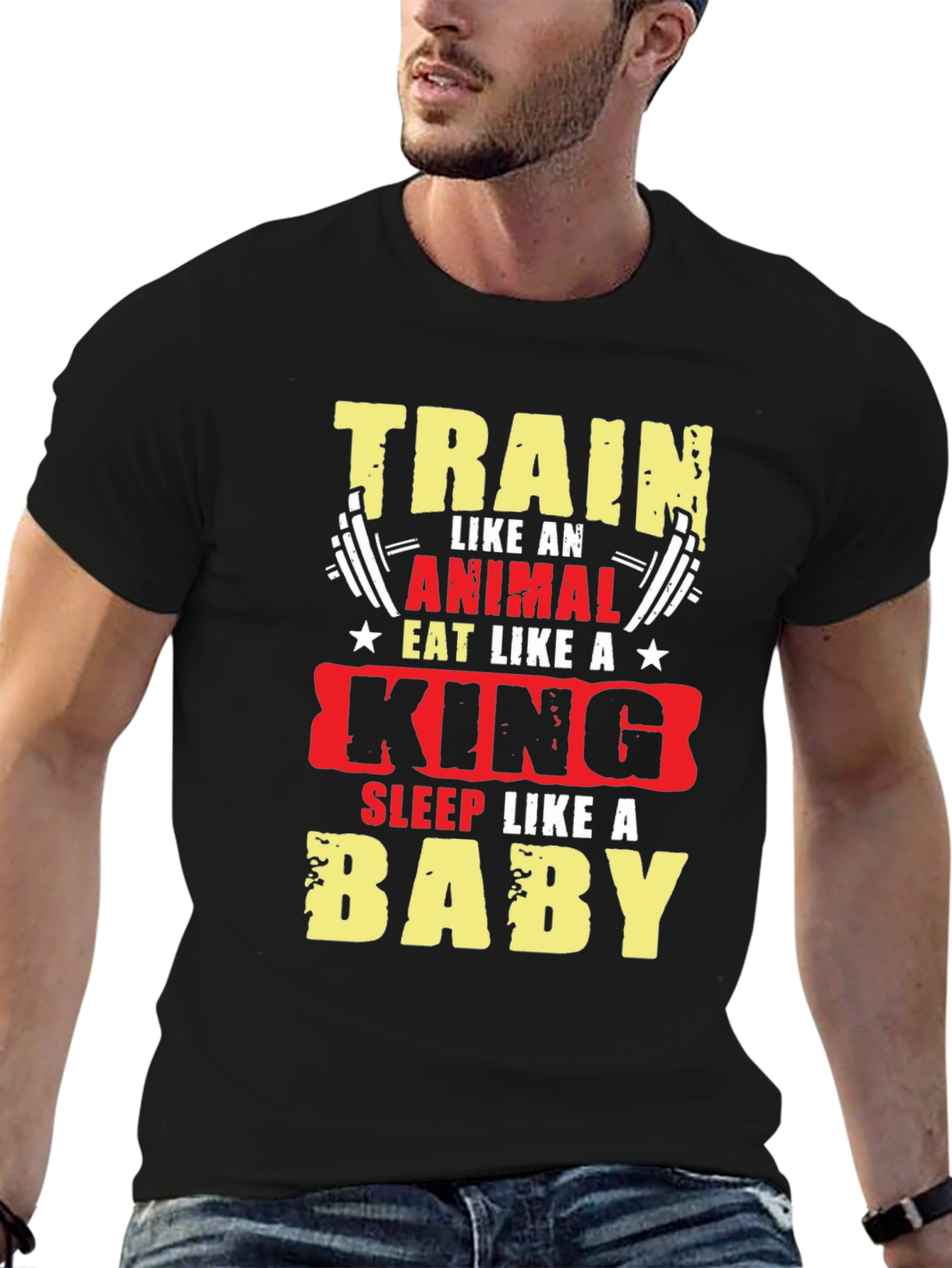 Train Like An Animal Graphic T-Shirt